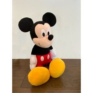 Disney Mickey Mouse 18" Plush Doll I  Red Black Yellow